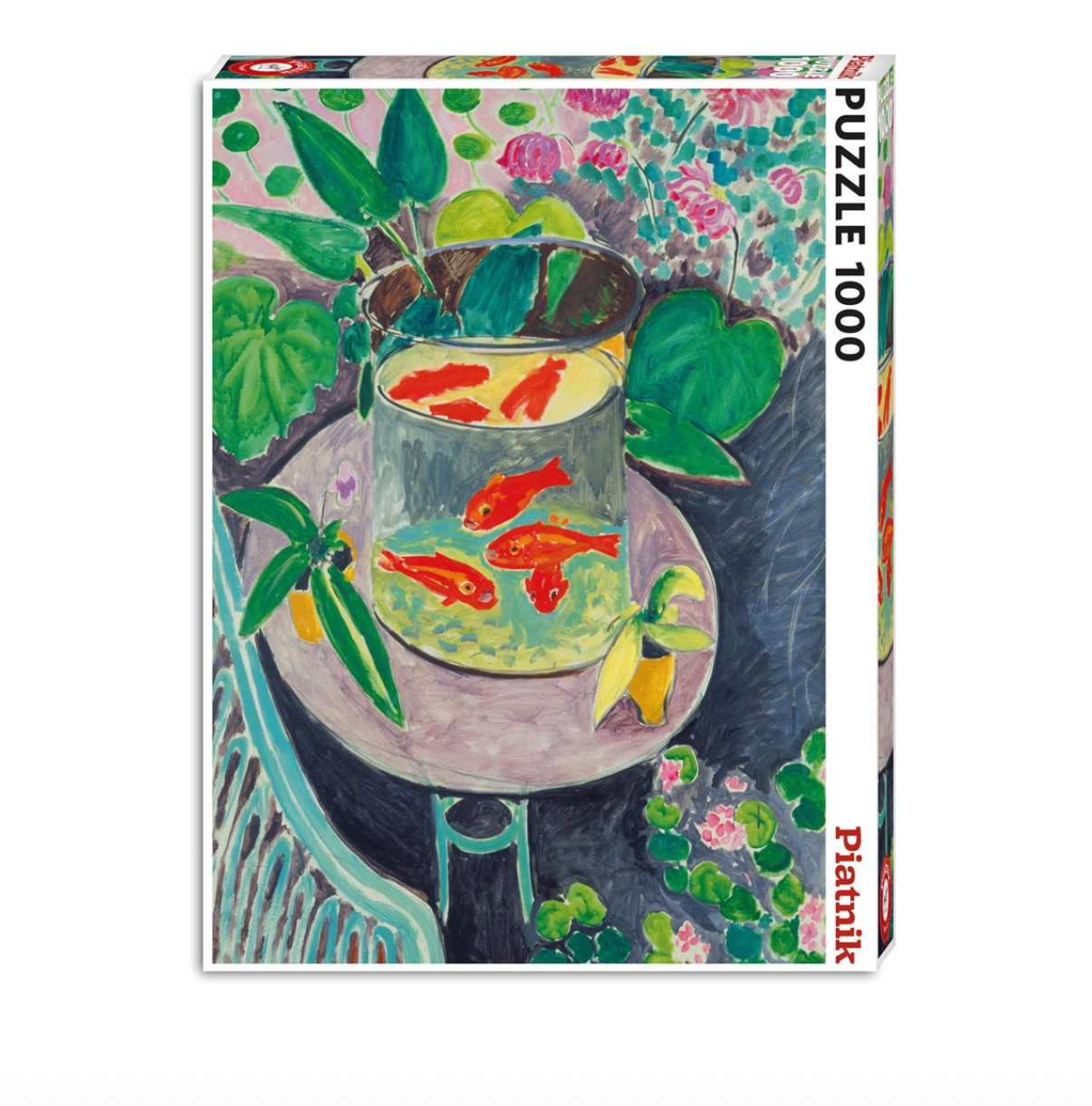 Puzzle Piatnik - 1000 p - Les poissons rouges - Matisse - Puzzle en carton - Rouge et Noir