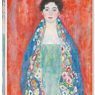 Puzzle Piatnik - 1000 p - Portrait de mademoiselle Lieser - Klimt - Puzzle en carton - Rouge et Noir