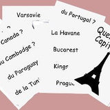 Quelle est la capitale ...? - fin de soirée à partager - Rouge et Noir