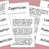 Quels sont ces Métiers - fin de soirée à partager solitaire - Rouge et Noir
