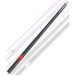 Queue 8 - pool Gramax grise 144 cm - fibre de verre - Billard - Rouge et Noir