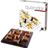 Quoridor voyage - Jeux en bois de stratégie jeu de voyage - Rouge et Noir