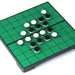 Reversi / Othello de voyage magnétique - 16,5 x 16,5 cm - Jeux de Voyage - Rouge et Noir