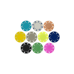 Rouleau de jetons roulette anglaise - ABS - Suited - accessoire de poker - Rouge et Noir