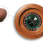Roulette Acajou 36cm - DN - roulette simple - Rouge et Noir