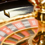 Roulette Romagnoli - Acajou - 60 cm - roulette simple en bois cadeau bel objet - Rouge et Noir