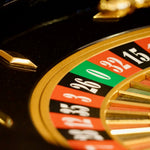 Roulette Romagnoli - Acajou - 60 cm - roulette simple en bois cadeau bel objet - Rouge et Noir