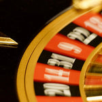 Roulette Romagnoli - Acajou - 60 cm - roulette simple en bois cadeau bel objet - Rouge et Noir