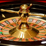 Roulette Romagnoli - Acajou - 60 cm - roulette simple en bois cadeau bel objet - Rouge et Noir