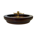 Roulette Romagnoli - Acajou - 60 cm - roulette simple en bois cadeau bel objet - Rouge et Noir