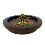 Roulette Romagnoli - Acajou - 60 cm - roulette simple en bois cadeau bel objet - Rouge et Noir