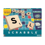 Scrabble Classique en bois - Jeux de Lettres et de Chiffres - Rouge et Noir