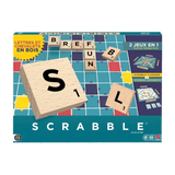 Scrabble Classique en bois - Jeux de Lettres et de Chiffres - Rouge et Noir