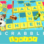 Scrabble Junior - Jeux de Lettres et de Chiffres - Rouge et Noir