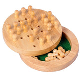Solitaire mini en bois - solitaires - Rouge et Noir