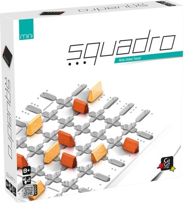 Squadro de voyage - Jeu de stratégie en bois - Rouge et Noir