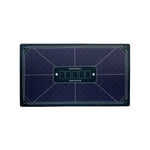 Tapis de poker Texas Hold'em - Néoprène - Bleu - tapis de poker - Rouge et Noir
