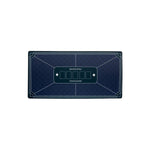 Tapis de poker Texas Hold'em - Néoprène - Bleu - tapis de poker - Rouge et Noir