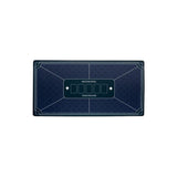 Tapis de poker Texas Hold'em - Néoprène - Bleu - tapis de poker - Rouge et Noir