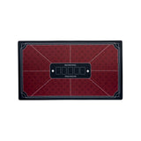 Tapis de poker Texas Hold'em - Néoprène - Rouge - tapis de poker - Rouge et Noir