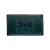 Tapis de poker Texas Hold'em - Néoprène - Vert - tapis de poker - Rouge et Noir