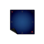 Tapis de Tarot - Néoprène - Bleu - tapis de cartes tapis de tarot - Rouge et Noir