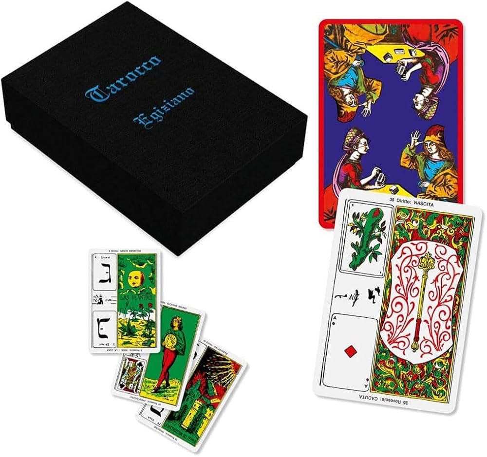 Tarocco Egiziano - divination ésotérisme tarot divinatoire - Rouge et Noir