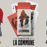 Tarot de la commune - jeu de cartes jeu de tarots à jouer - Rouge et Noir
