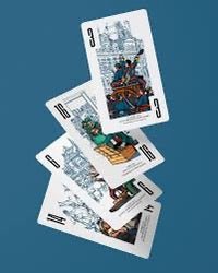 Tarot de la commune - jeu de cartes jeu de tarots à jouer - Rouge et Noir