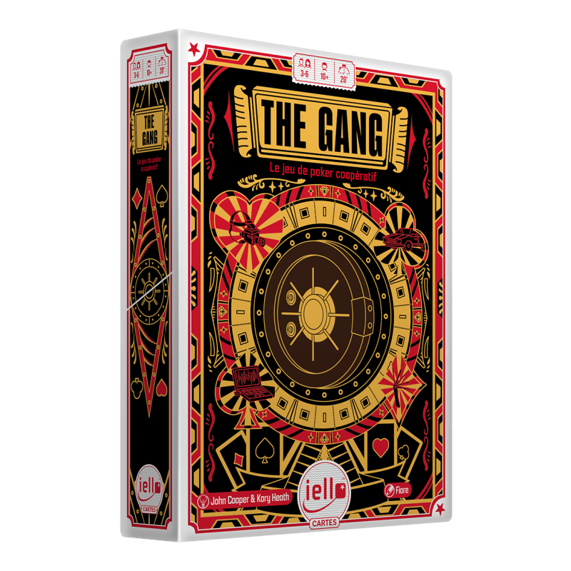 The gang - Jeu de plateau de stratégie coopératif - Rouge et Noir