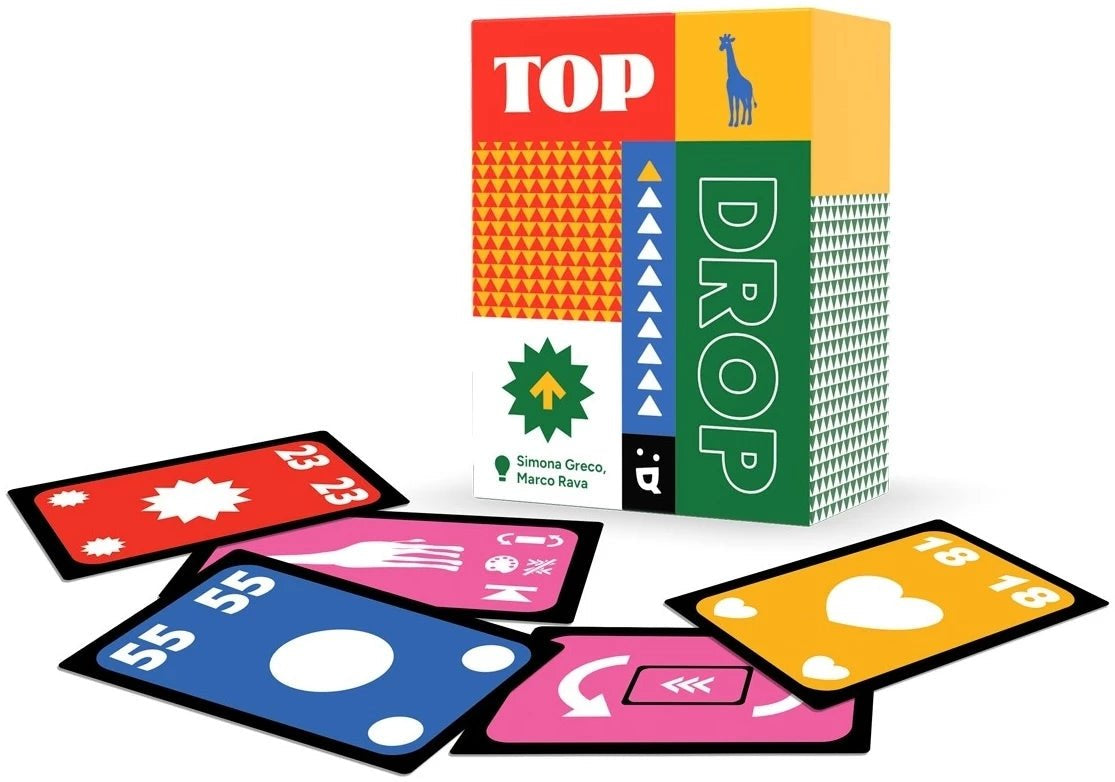 Top Drop - Jeu de plateau ambiance - Rouge et Noir