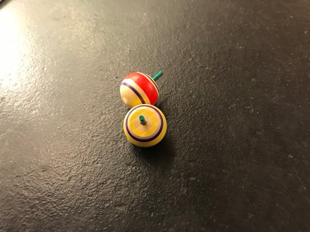 Toupie mini ronde - Toupies - Rouge et Noir