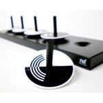 Toupies - Encrier op - tric - toupies jeu design - Rouge et Noir