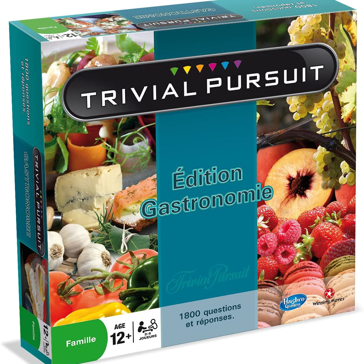 Trivial Pursuit - Gastronomie - Jeu de questions - Rouge et Noir