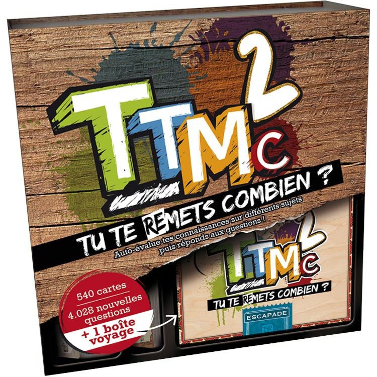 TTMC Tu te mets combien ? 2 - Jeu de questions - Rouge et Noir