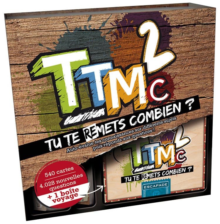 TTMC Tu te mets combien ? 2 - Jeu de questions - Rouge et Noir
