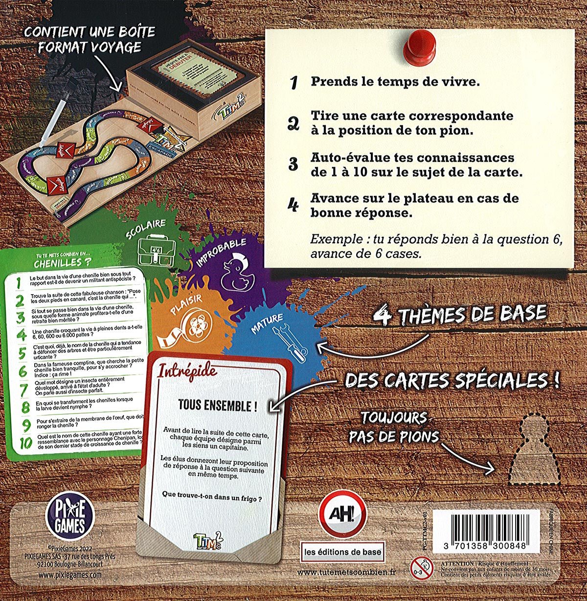 TTMC Tu te mets combien ? 2 - Jeu de questions - Rouge et Noir
