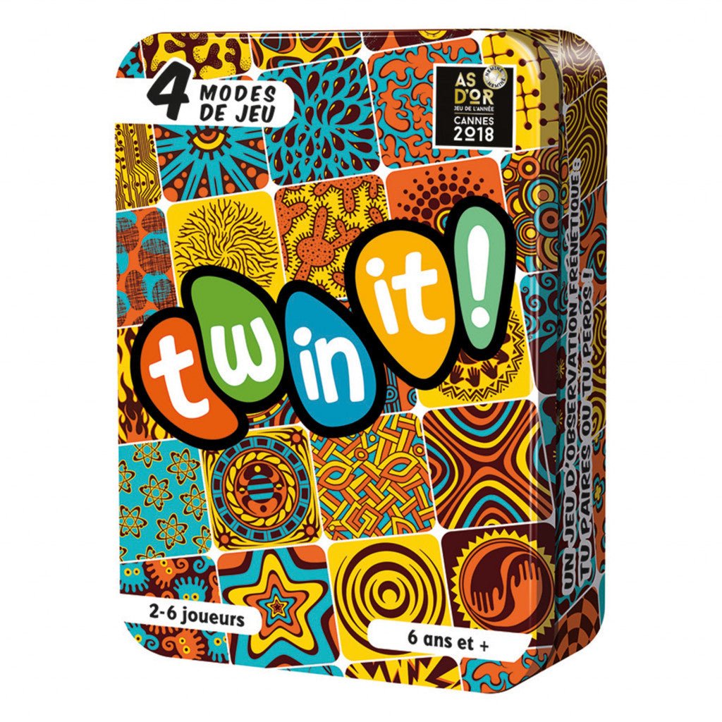 Twin it ! - Jeux de société - Jeu de plateau ambiance - Rouge et Noir