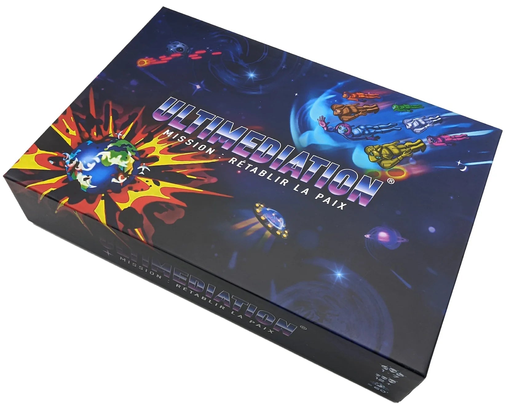 Ultimediation - Jeu de plateau de stratégie - Rouge et Noir